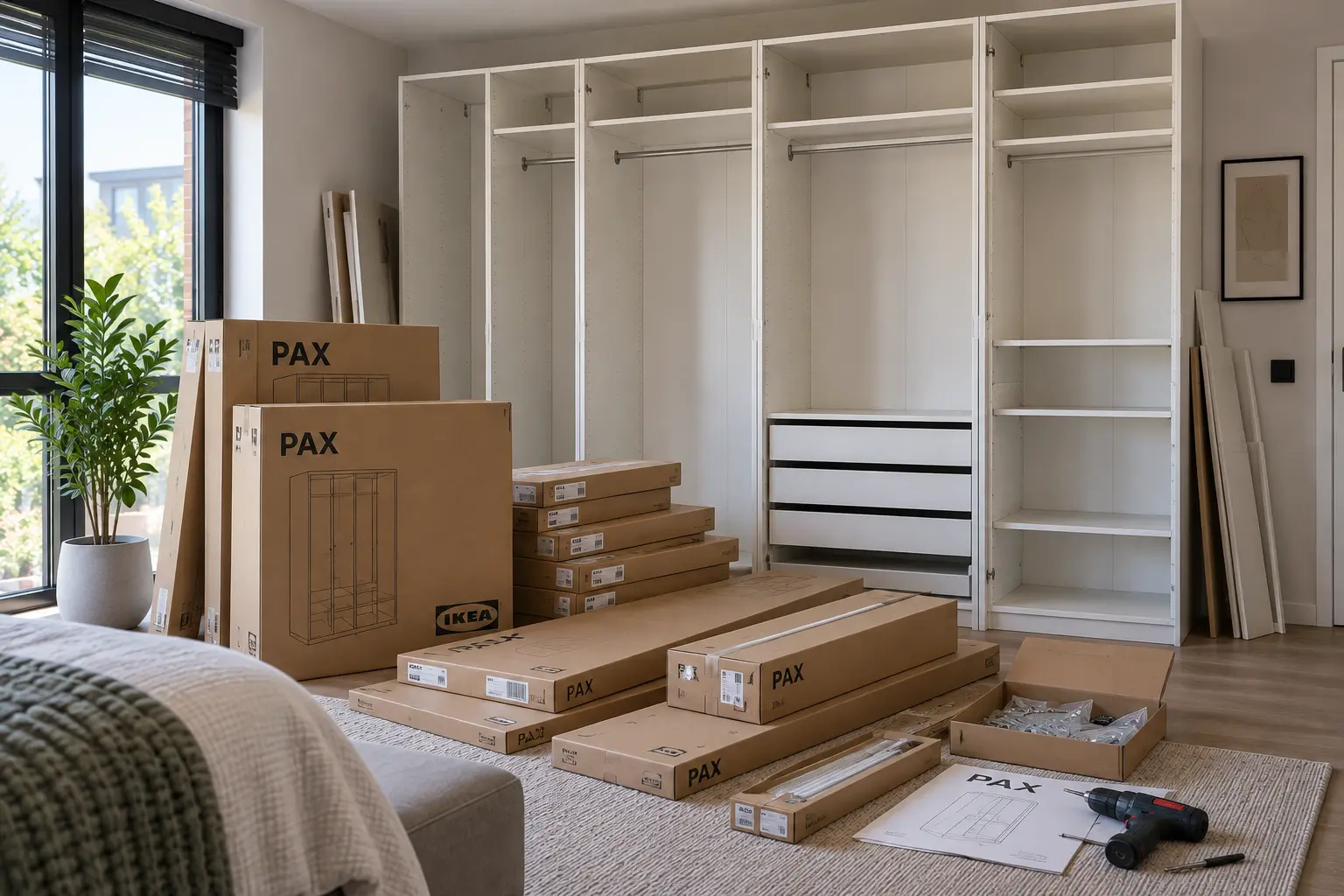 PAX kast laten monteren